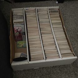 Whole bum h of sports cards