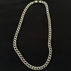 Foreign Cuban Link 925 Silver Chain (LIKE NEW) 