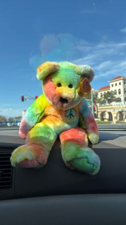 Peace Beanie Bear