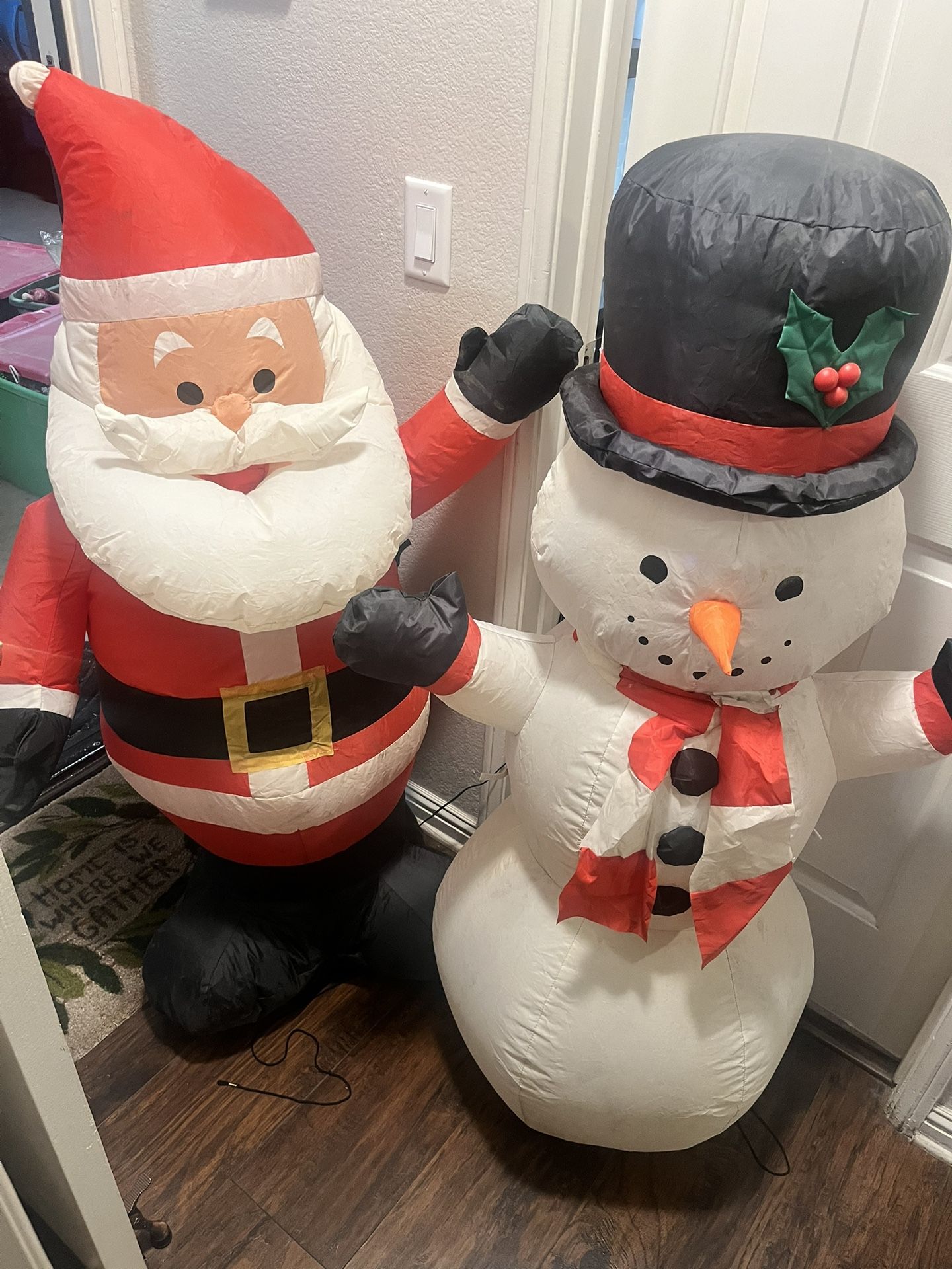 Santa /Snowman  Xmas  Decorations 
