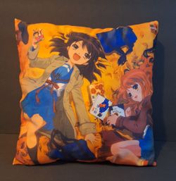 Haruhi Suzumiya-Nagaru Tanigawa 12×12 Anime Manga Pillow 2006 Proware