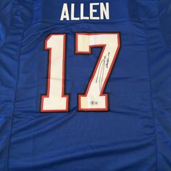 Josh Allen  Autographed Jersey