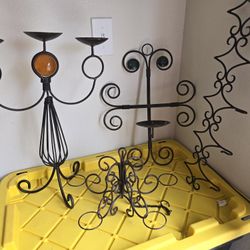 New Metal Candle Holder Wine Bottle Bird Cage