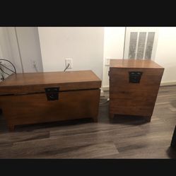 Trunk Coffee Table And End Table