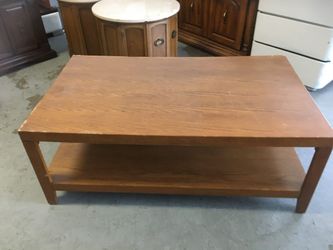Large Coffee Table w/ Shelf - Composite Wood #172