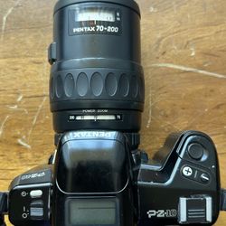 Pentax PZ-10 AF 35mm SLR Film Camera w/ SMC Pentax-FA 70-200mm Lens