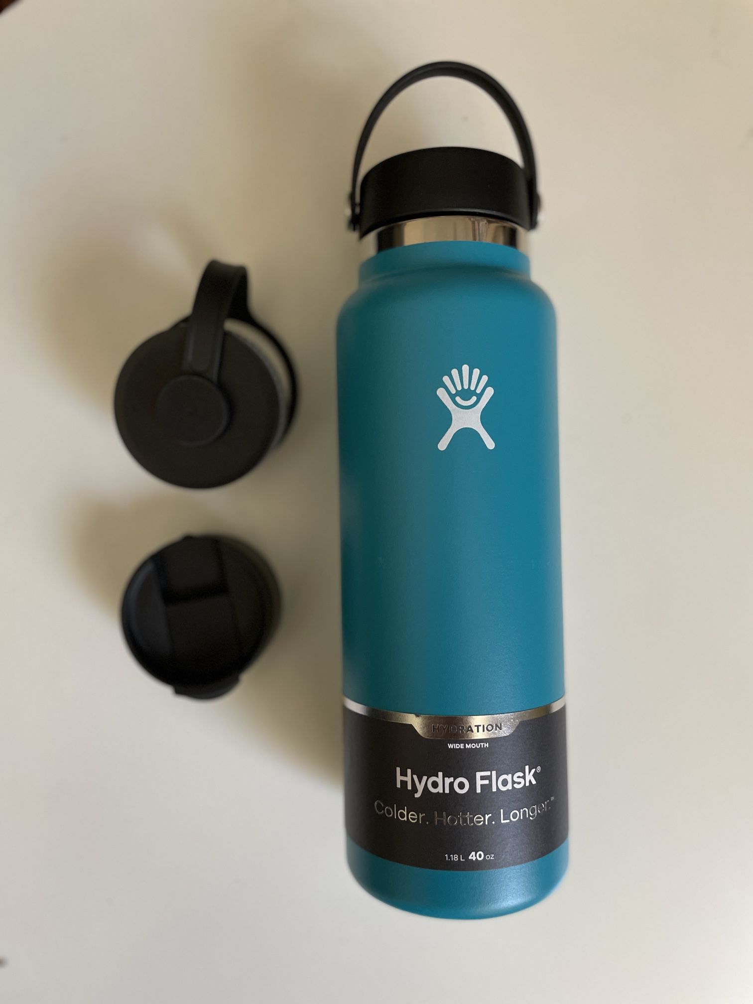 Hydro Flask 40 oz Wide Mouth w/ Extra Lids for Sale in West Covina