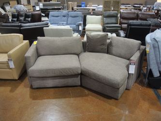 2pc Lincoln Park Sectional - Taupe | L-Shaped Couch | Corner Couch