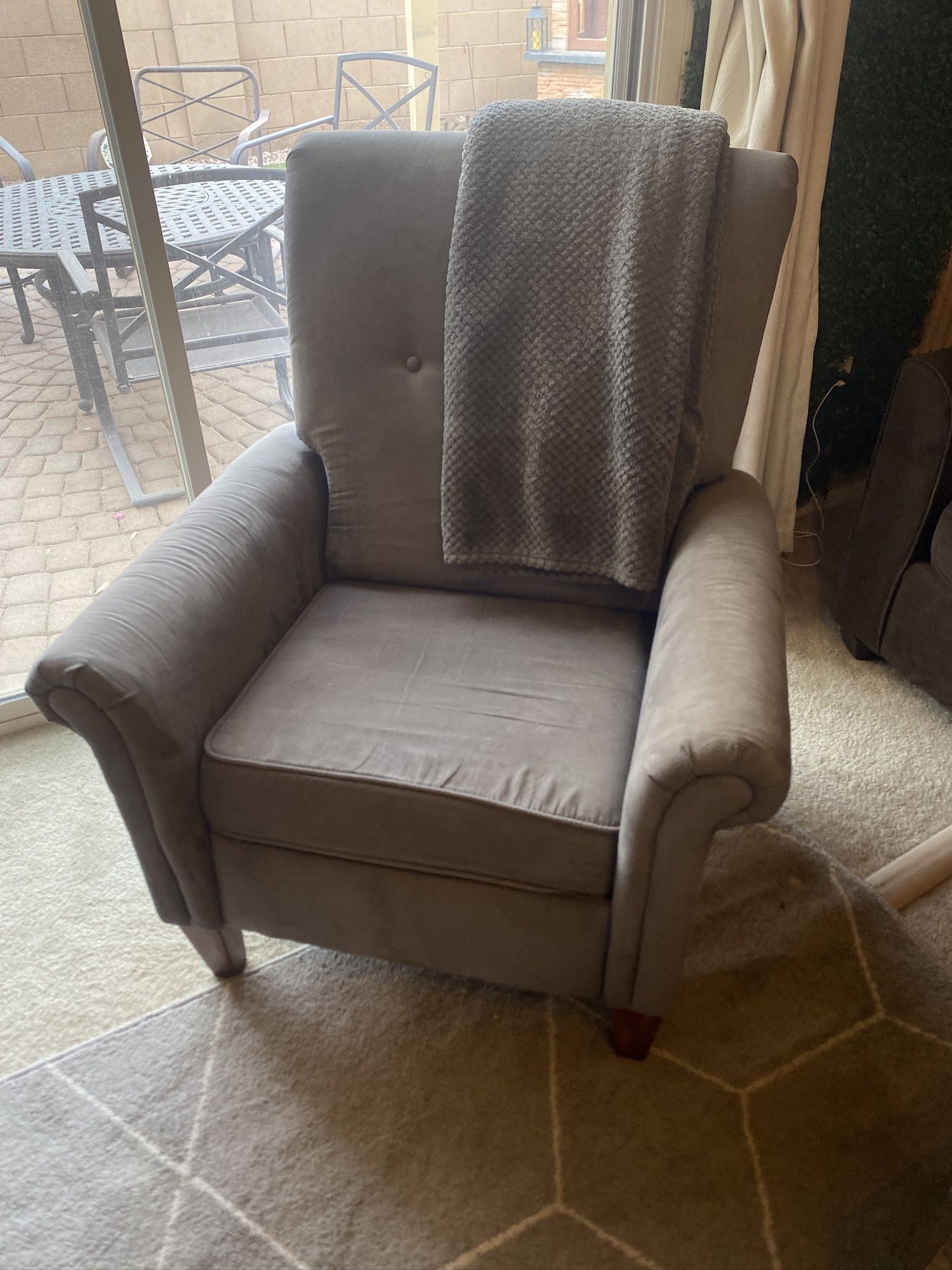 Grey Recliner
