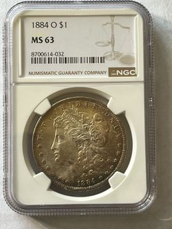 1884 O ms 63 ( nice tone)