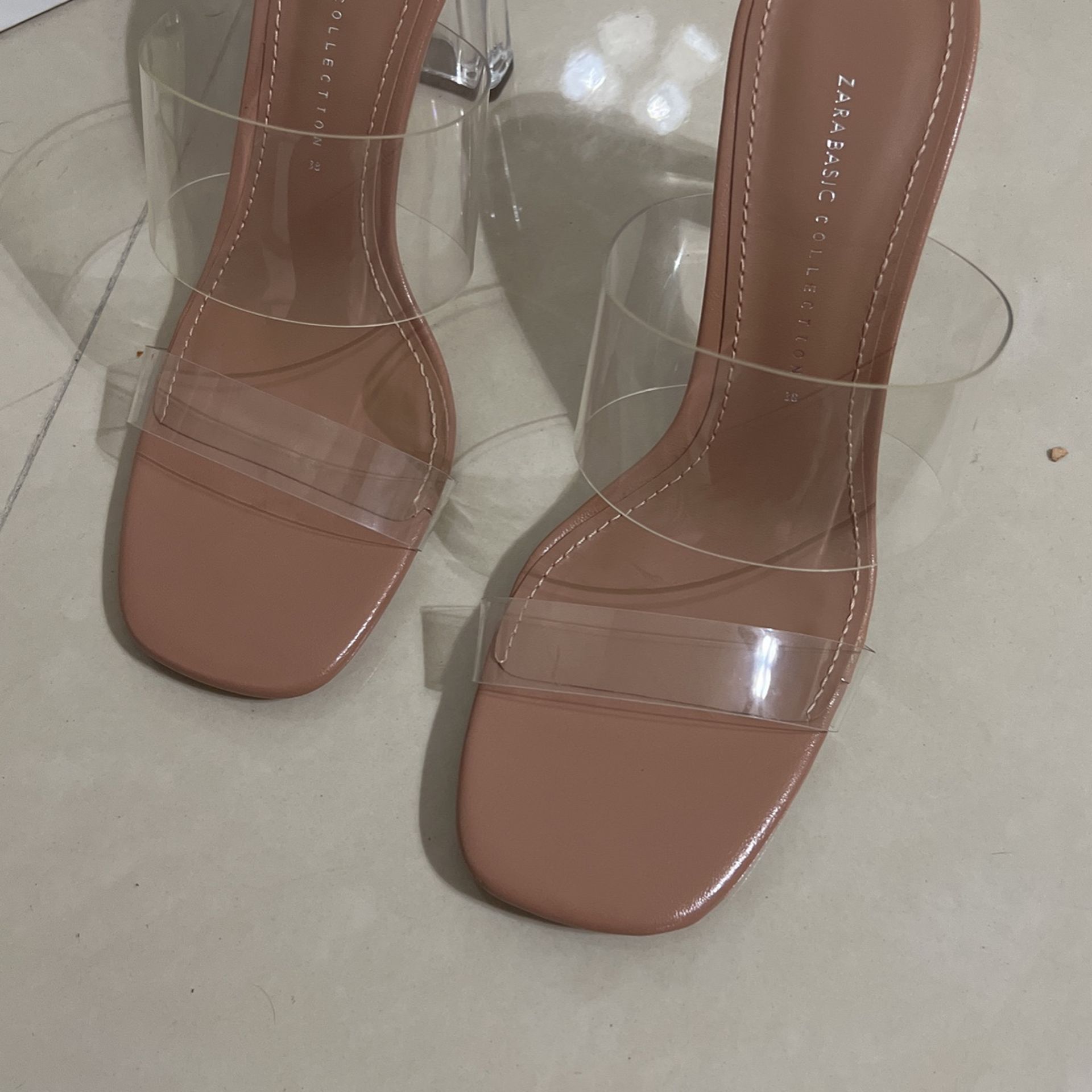 Zara Clear Heels