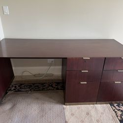 Wood Executive Desk Set