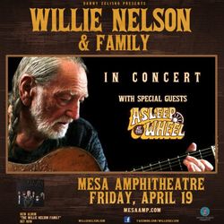 Willie Nelson Center Stage Row 6!