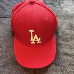 Red Dodgers Hat
