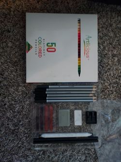Color Graphite And Charcoal Pencil Set