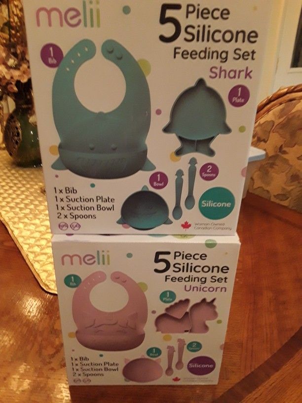 5 Piece Silicone Feeding Set Shark In Weeki Wachee Spring Hill
