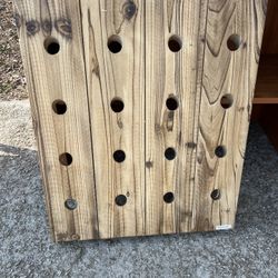 Wood Wine Rack 