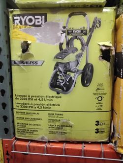 Ryobi 2300 PSI Brushless Electric Pressure Washer