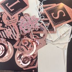 40 Year Birthday Decorations Free