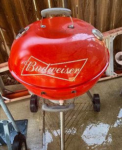Budweiser Kettle Charcoal Grill