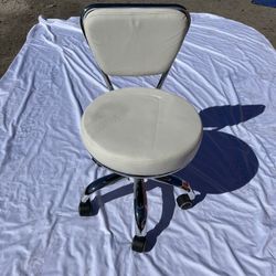 White Rolling Chair