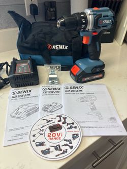 SENIX X2 20V Max Cordless Drill/Driver Set (new)
