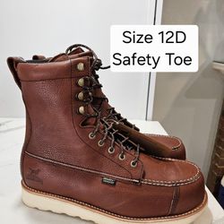 Red Wings Irish Setter Safety Toe Work Boots Size 12