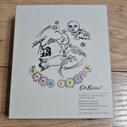 Cath Kidston Power To The Peaceful Set of (4) Vegan Hand Creams Lotions Travel 1.01 fl. oz