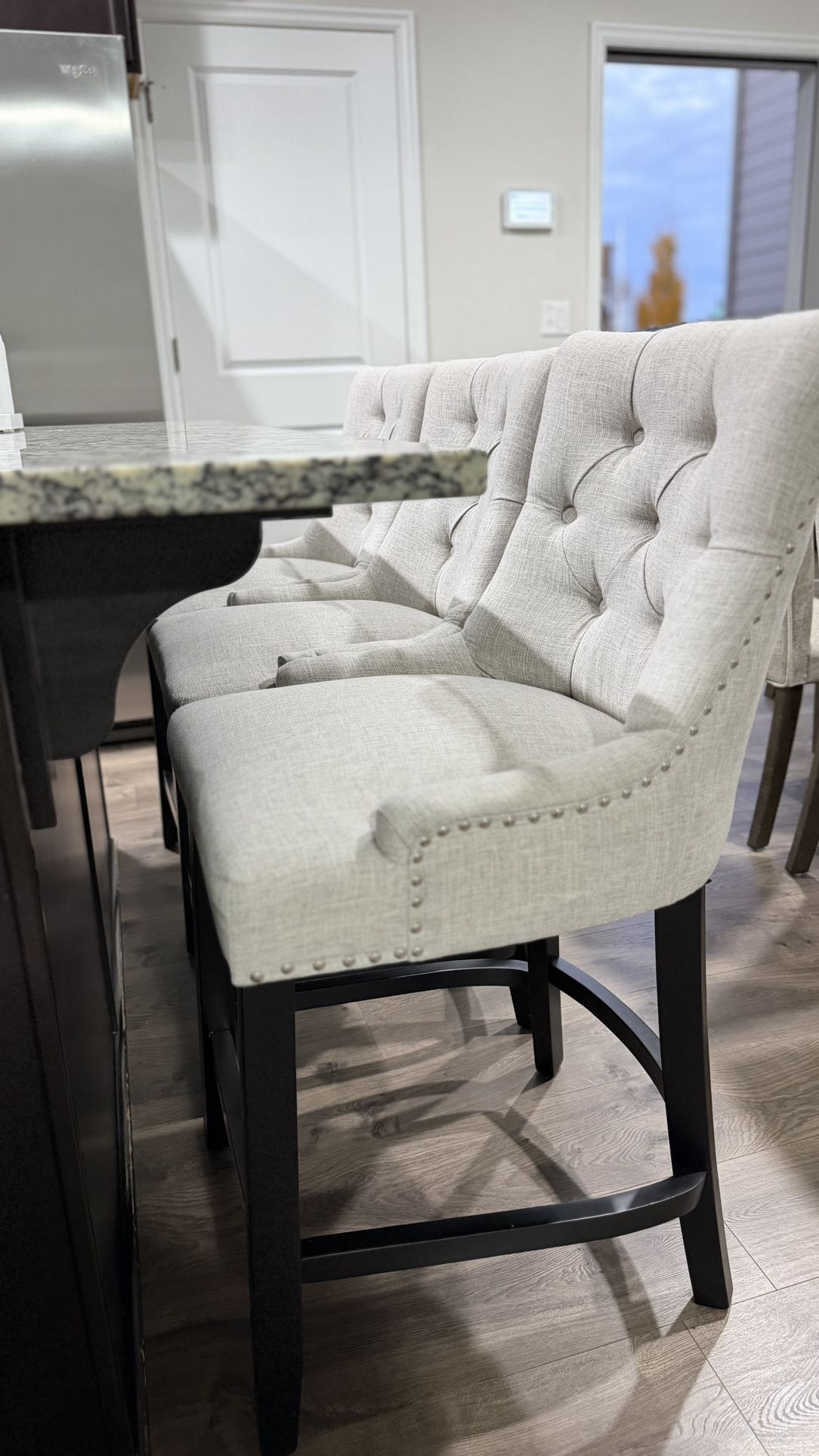 Set of 3 Bar Stools - $225