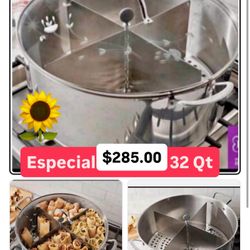 Olla Tamalera Vaporera 32 Qt Capacidad 100 Tamales  $285.00  Para Birria Pozole Menudo Barbacoa Con Vaporera Y divisor Ventas Finales Princess House 