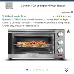Countertop Oven/Fryer 2 In 1