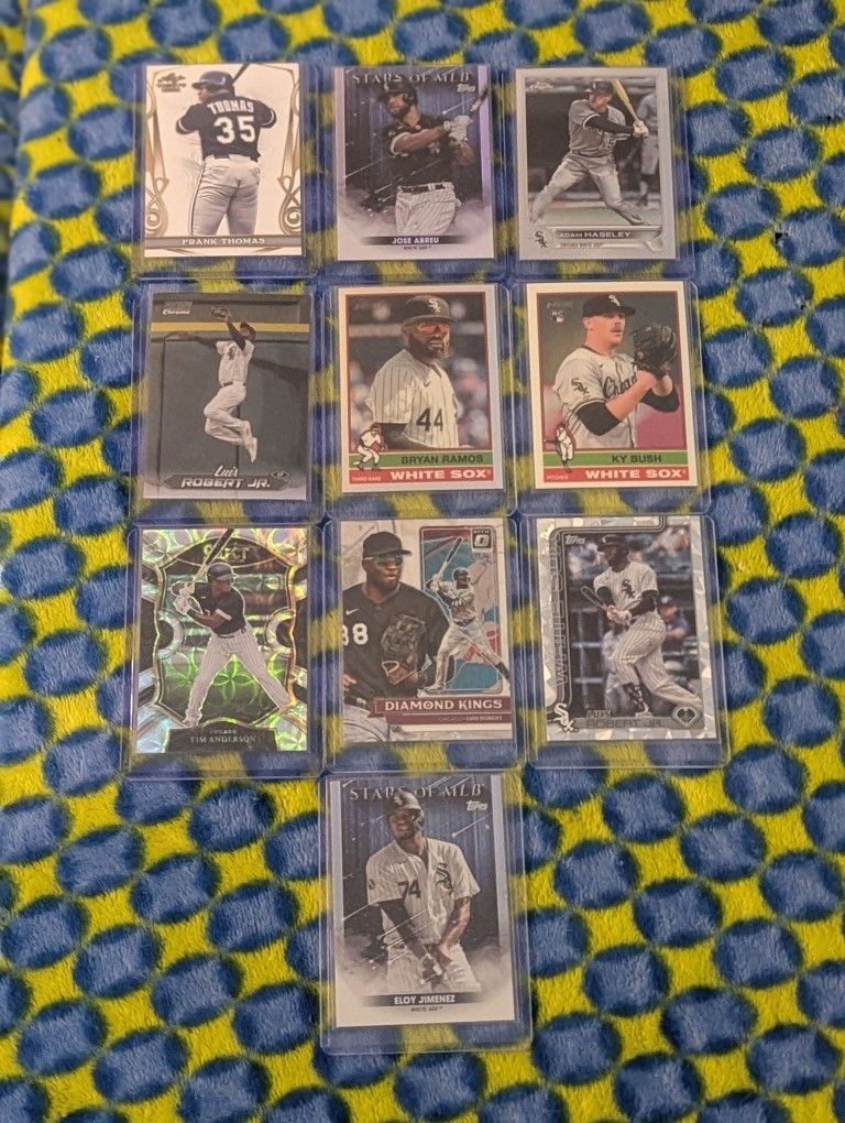 Chicago White Sox Toploaders Baseball Cards