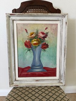 Vibrant Vintage-Style Oil Painting