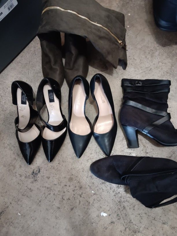 Womans Shoes, Boots And Heels Size 11