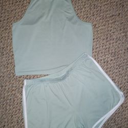 Large Crop Top Set 
