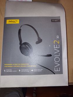 Jabra Evolve2-30 Headset