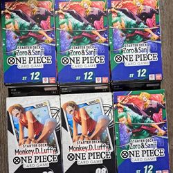 6 One Piece Starter Decks