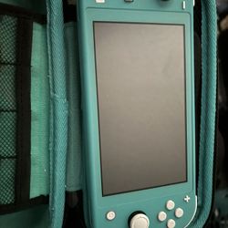 Nintendo Switch lite W/ Travel Case & Charger