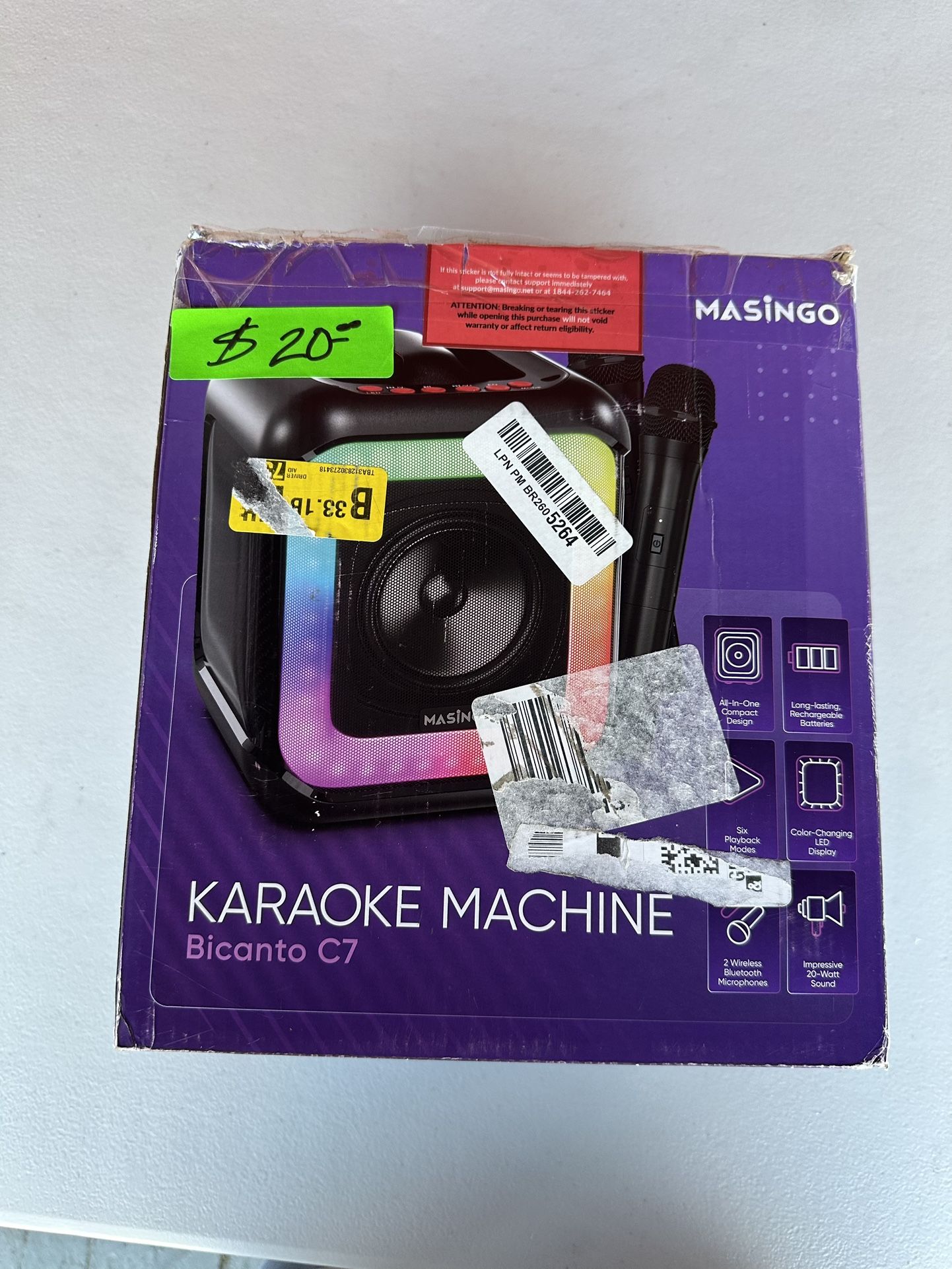 KARAOKE MACHINE Bicanto C7