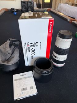 Canon lens, EF 70-200mm USM