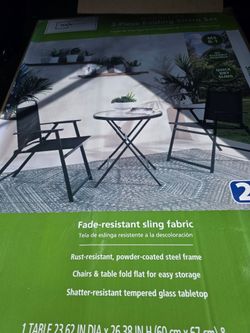 Outdoor patio set