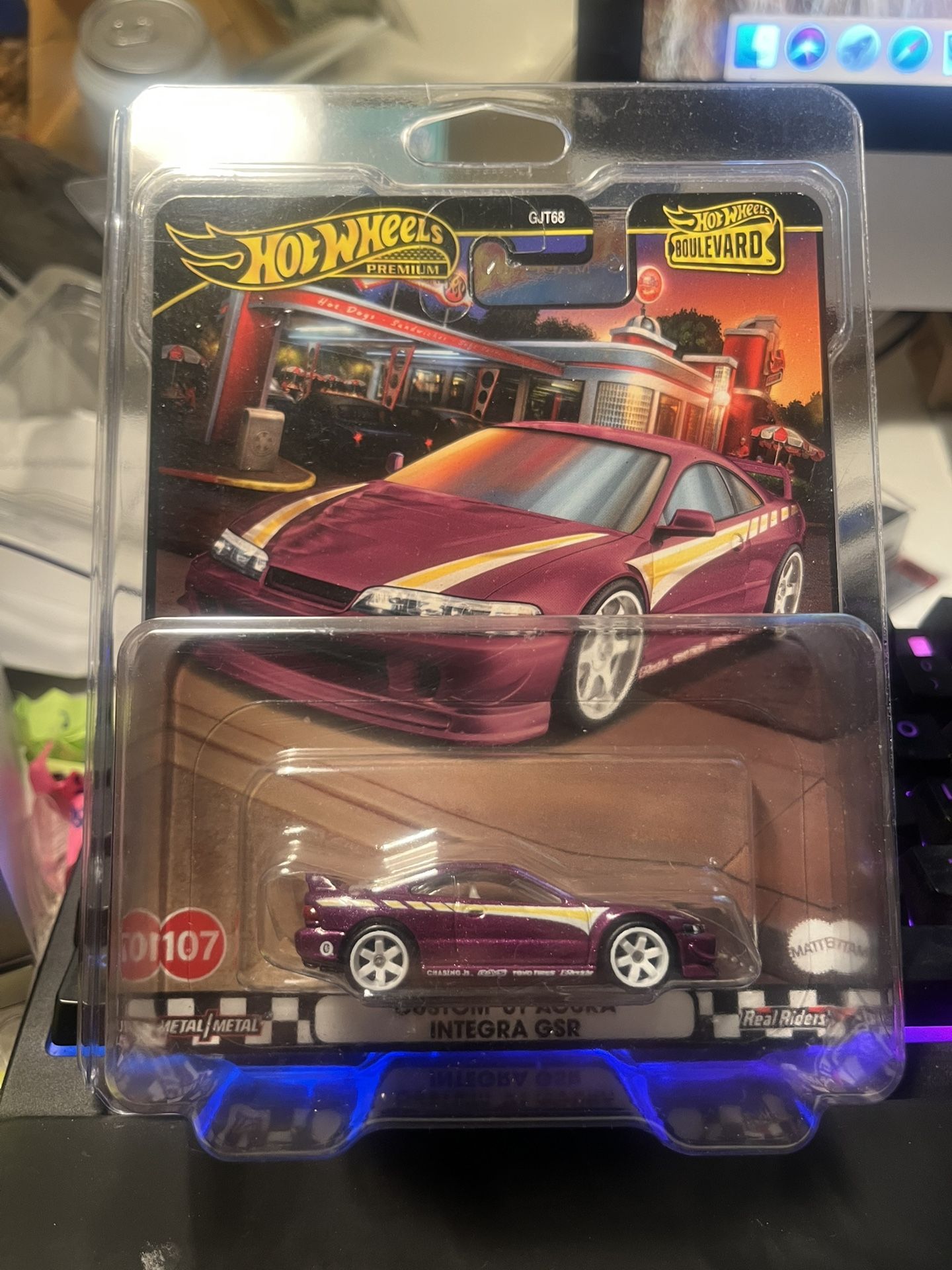 Hotwheels Premium Custom 01 Acura Integra Gsr