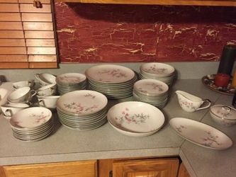 Lot of 79 Pieces of ACI Fine China “Marietta Pattern”