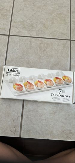 Libbey 7-Piece Ceramic Appetizer Tasting Set