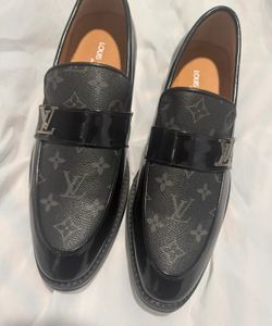 Louis Vuitton Black Monogram Loafers Size 44 (Us 10)