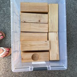 Giant Jenga set