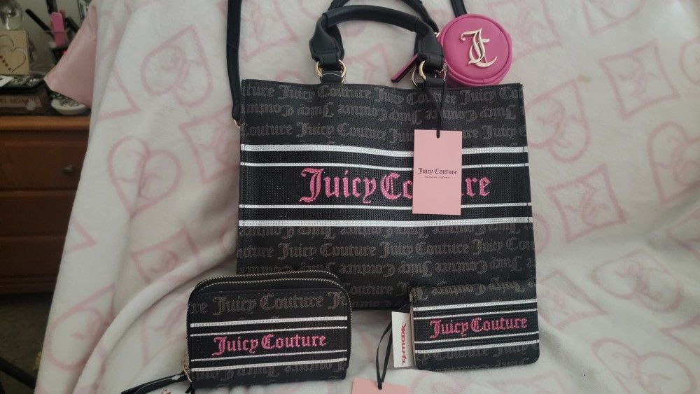 Juicy Couture New Fashion Statement Tote Trio