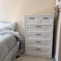White 6-drawer IKEA Dresser 