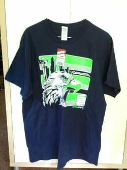 New With Tags Men's SEAHAWK - Safety w/Style Safety Shirtz T-Shirt (Large)