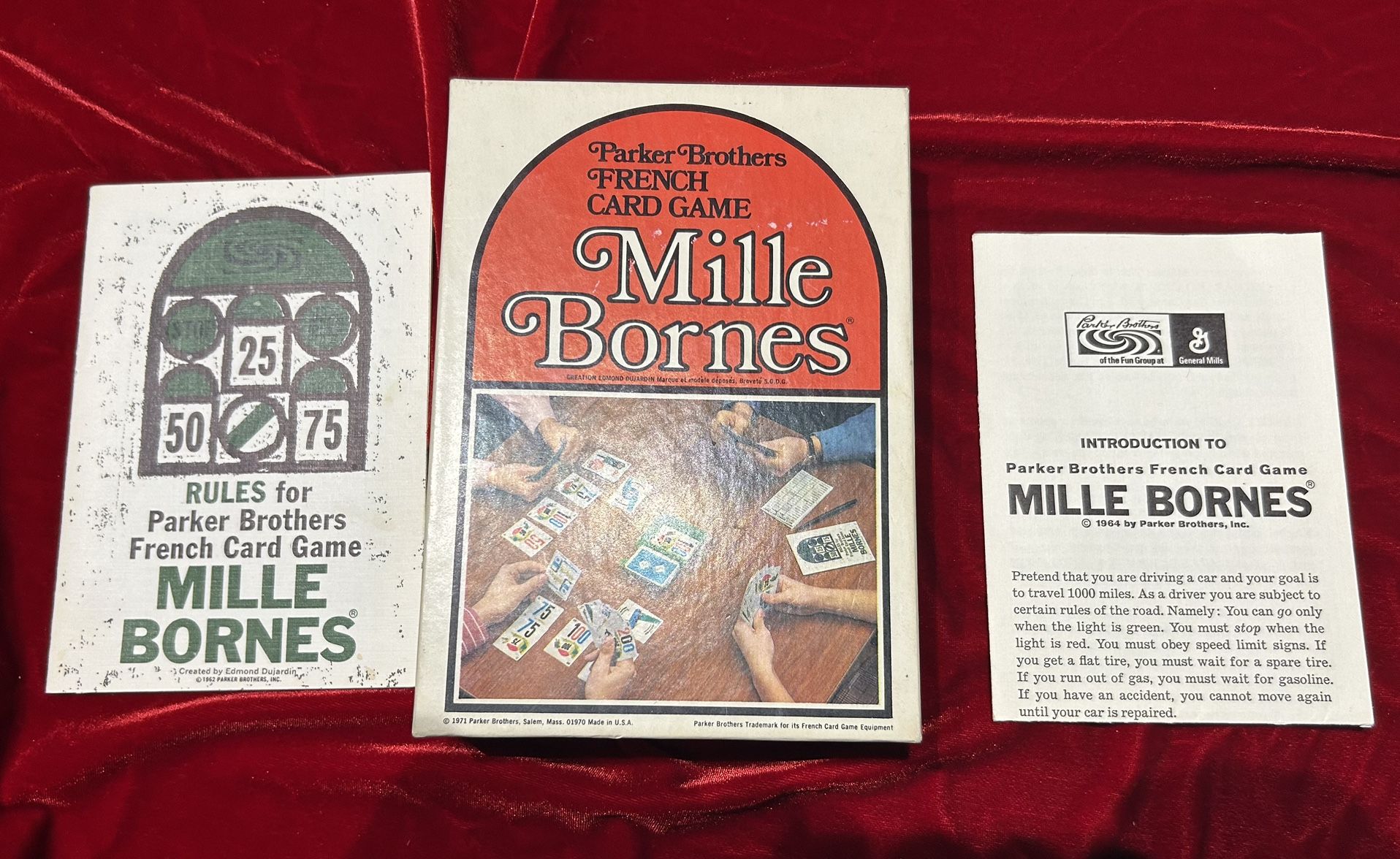1974 Mille Bornes Complete Very Good Condition